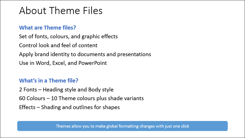 Microsoft Office Themes example1